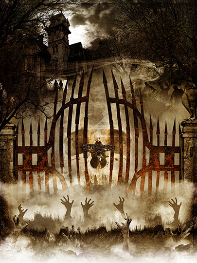 HellsGate Haunted House Marketing Artwork